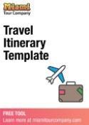 Miami Travel Itinerary Template