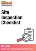 Liste de contrôle inspection des sites de Miami