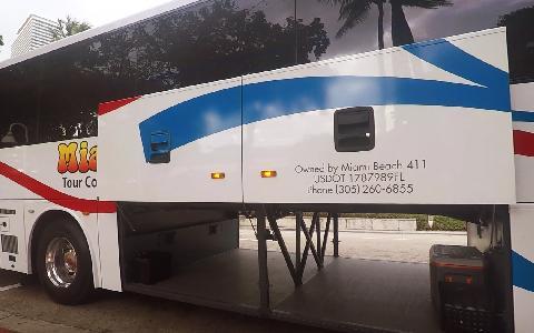 Аренда автобуса в Майами для спортивных команд