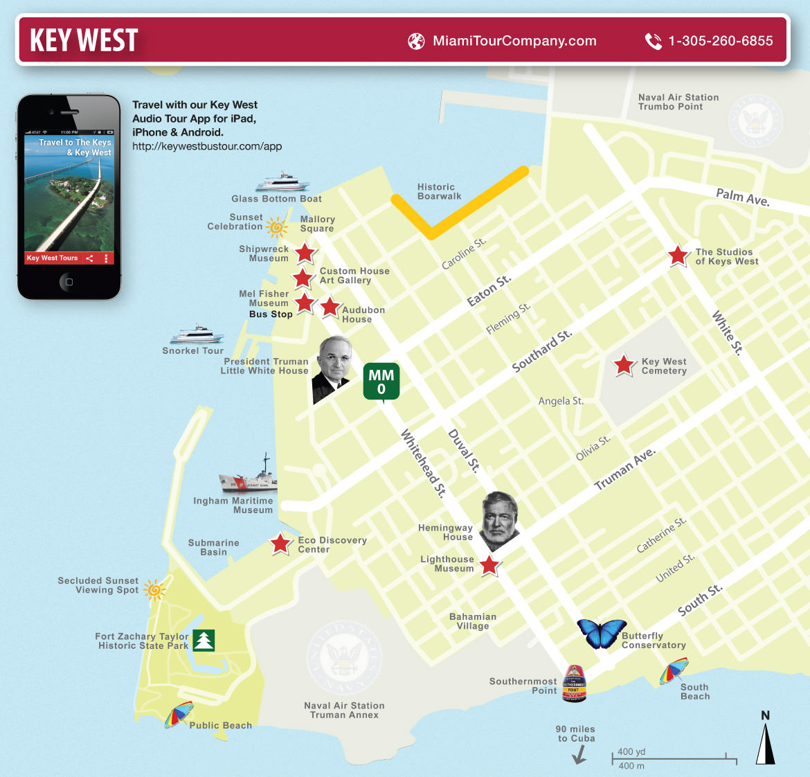 walking tour key west map